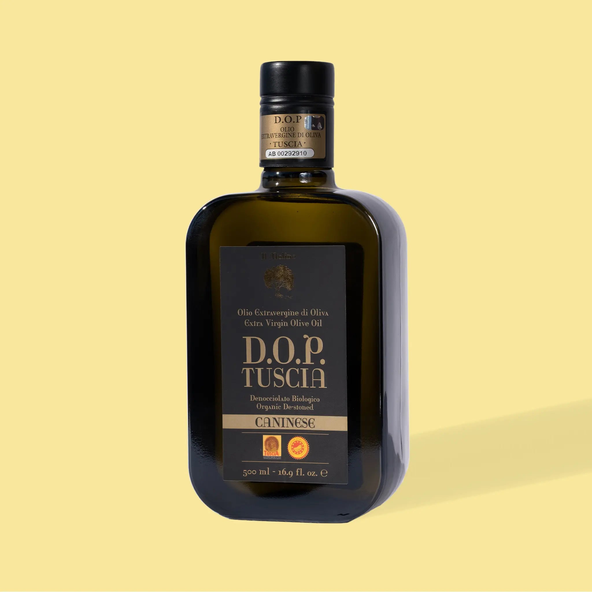 Organiczna oliwa Il Molino DOP Tuscia Bio Caninese. Intensywny aromat, świeżość i wyjątkowe terroir Lacjum. Idealna do codziennej kuchni.