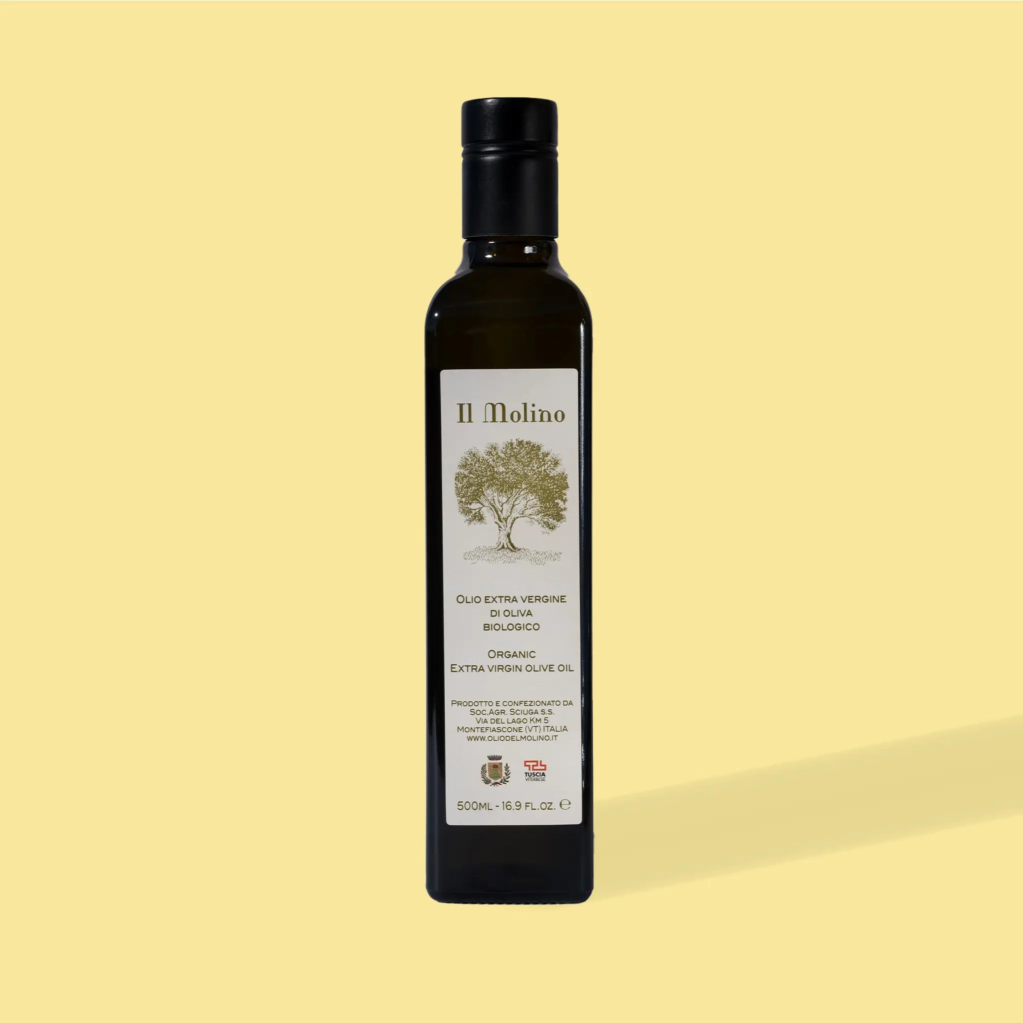 Il Molino Extra Vergine Bio – harmonijna, organiczna oliwa z Lacjum. Świeży, zielony profil smakowy, naturalna jakość.